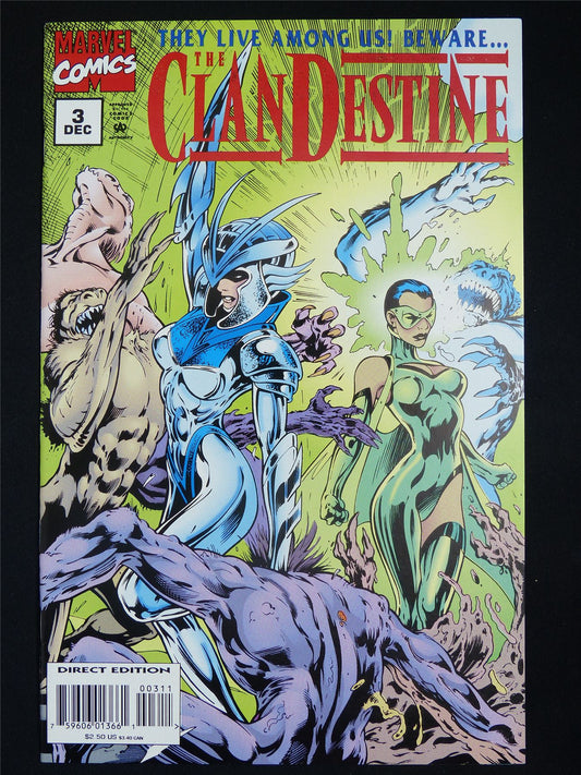 The CLANDESTINE #3 - Marvel Comic #49S