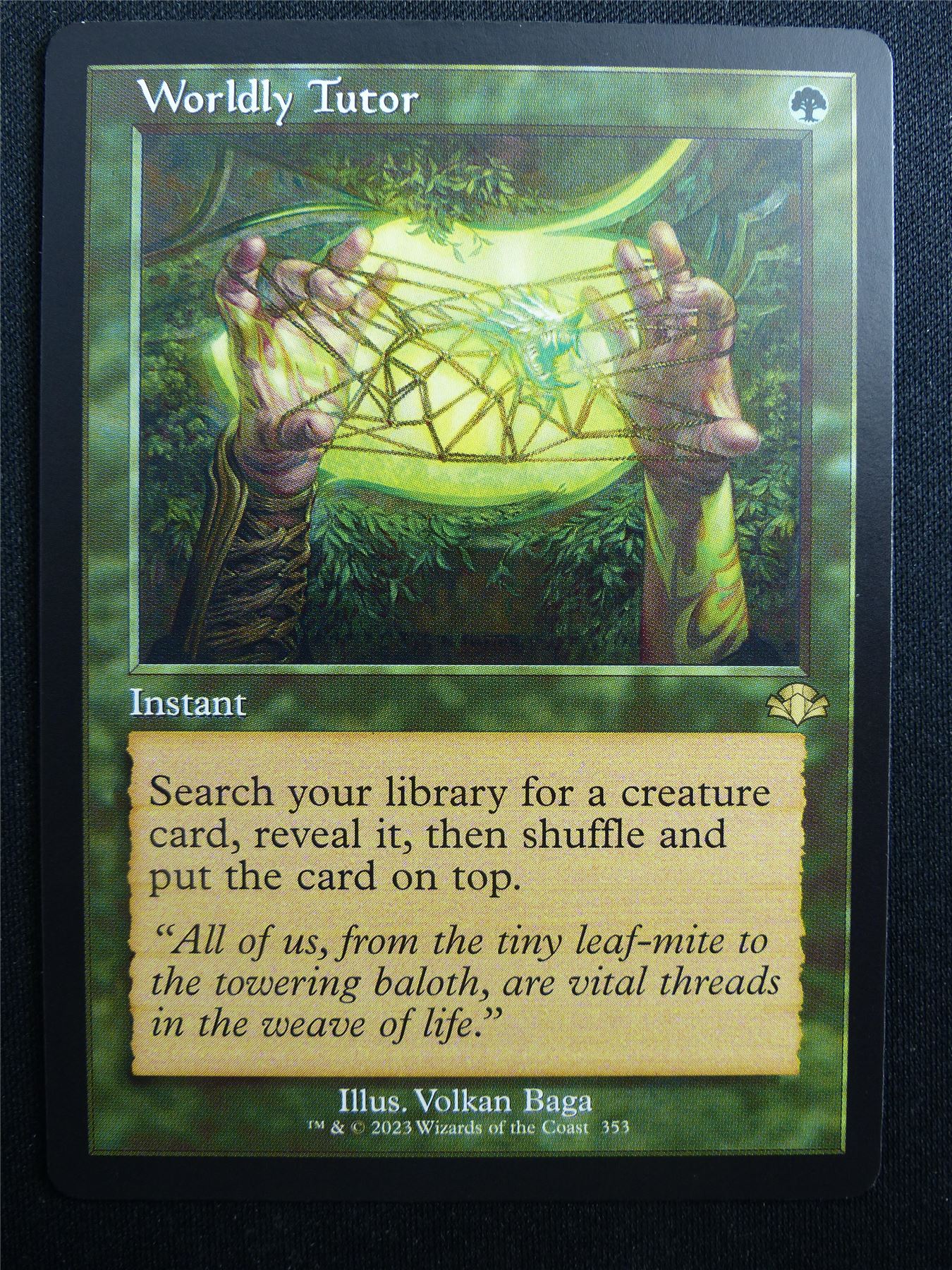 Worldly Tutor Retro - DMR - Mtg Card #3FG