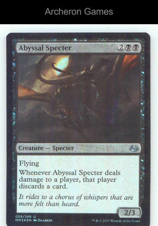 Abyssal Specter MM3 59 UC MTG Card NM/EX+