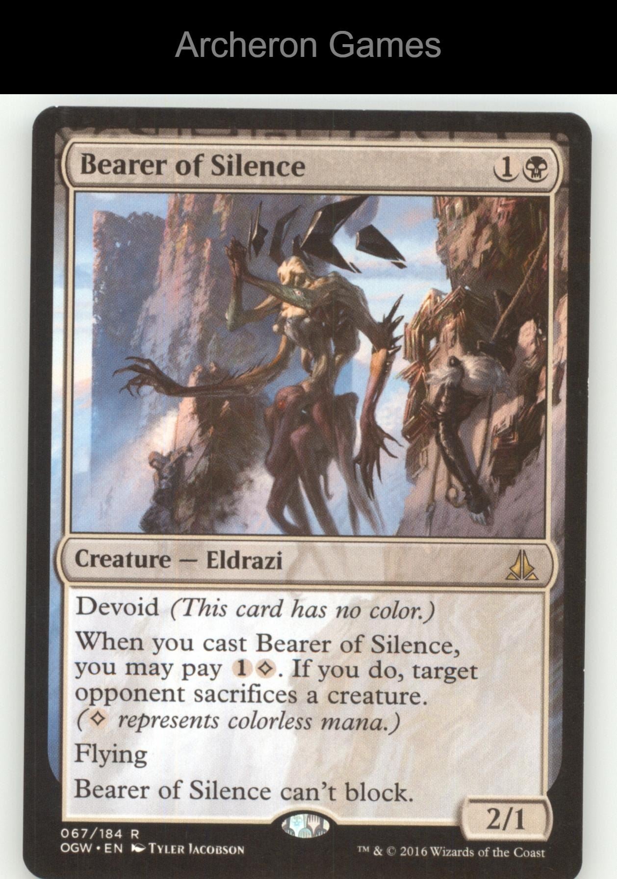 Bearer of Silence 67 R MTG Card Oath of the Gatewatch