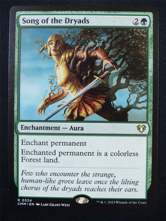 Song of the Dryads - CMM - Mtg Card #2BC