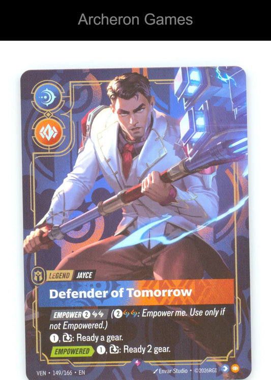 Jayce - Defender of Tomorrow VEN 149/166 R Vendetta Riftbound Card Foil