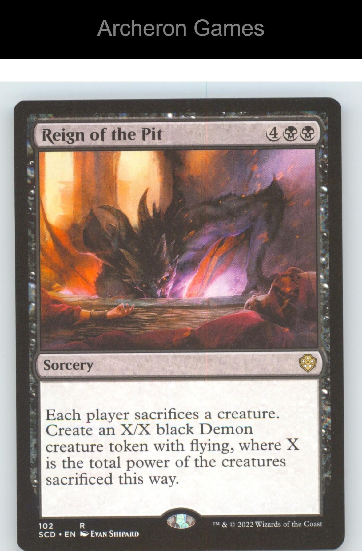 Reign of the Pit SCD 102 R MTG Card NM/EX+
