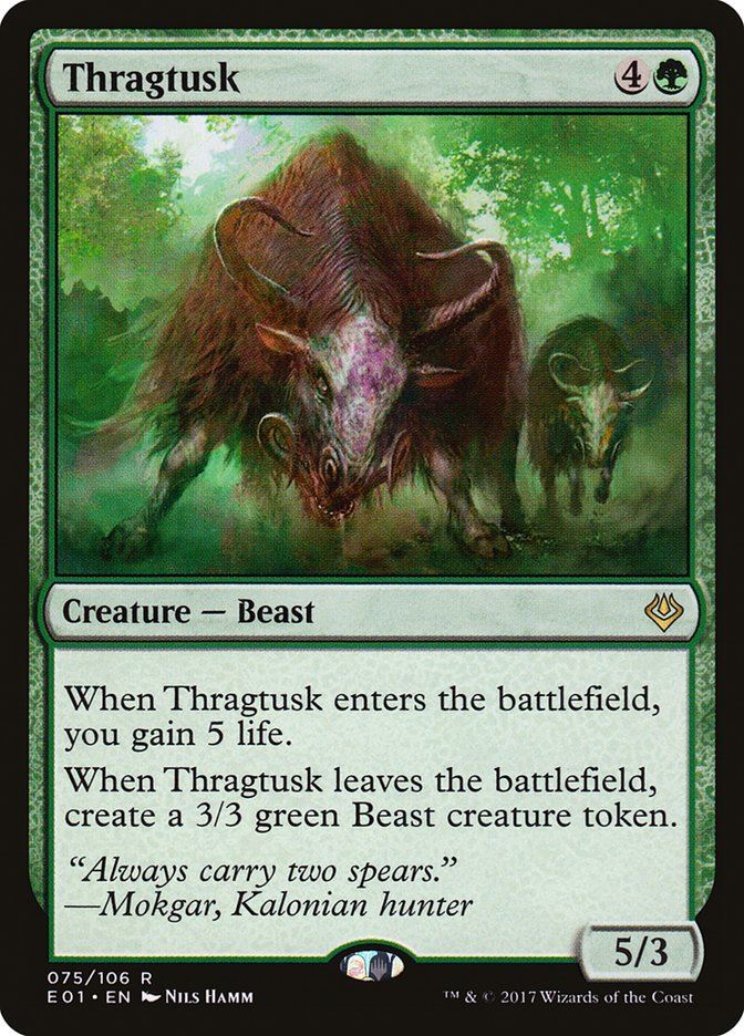 Mtg: E01 : Thragtusk -  - NM