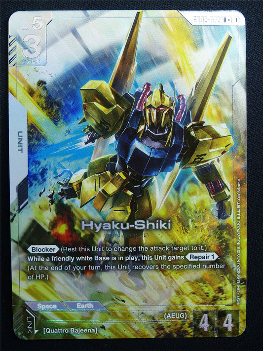 Hyaku-Shiki GD02-072 R+ Foil - Gundam Card #8Y