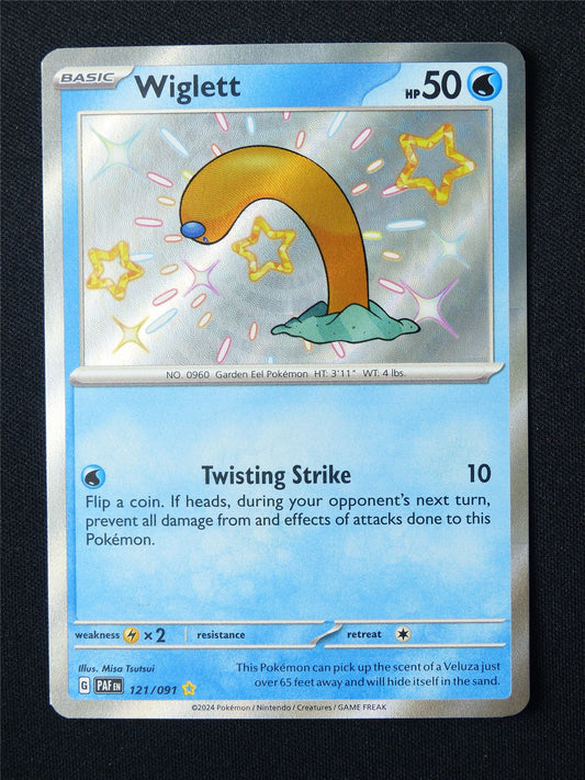 Wiglett 121/091 Shiny Holo - Pokemon Card #5XI