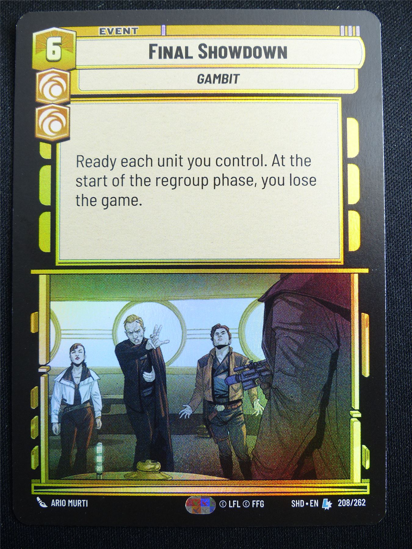 Final Showdown 208/262 Foil - Star Wars Unlimited Card #4FR