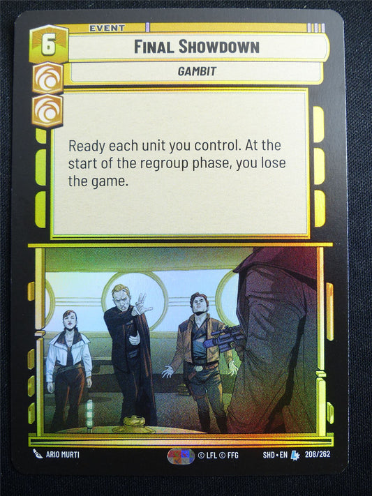 Final Showdown 208/262 Foil - Star Wars Unlimited Card #4FR