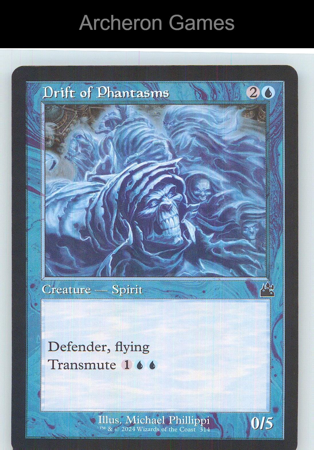 Drift of Phantasms (Retro Frame) RVR 314 C MTG Card NM/EX+