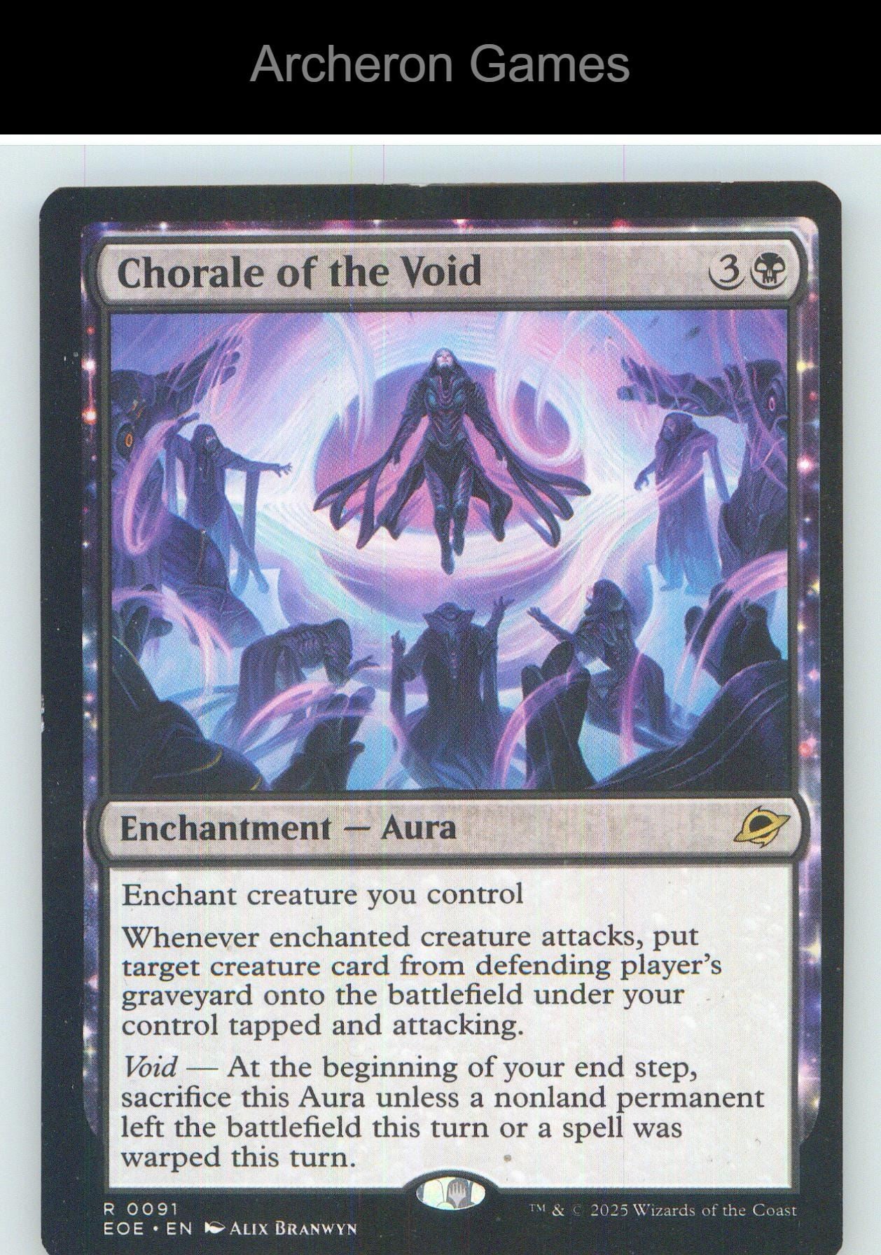 Chorale of the Void EOE 91 R MTG Card NM/EX+