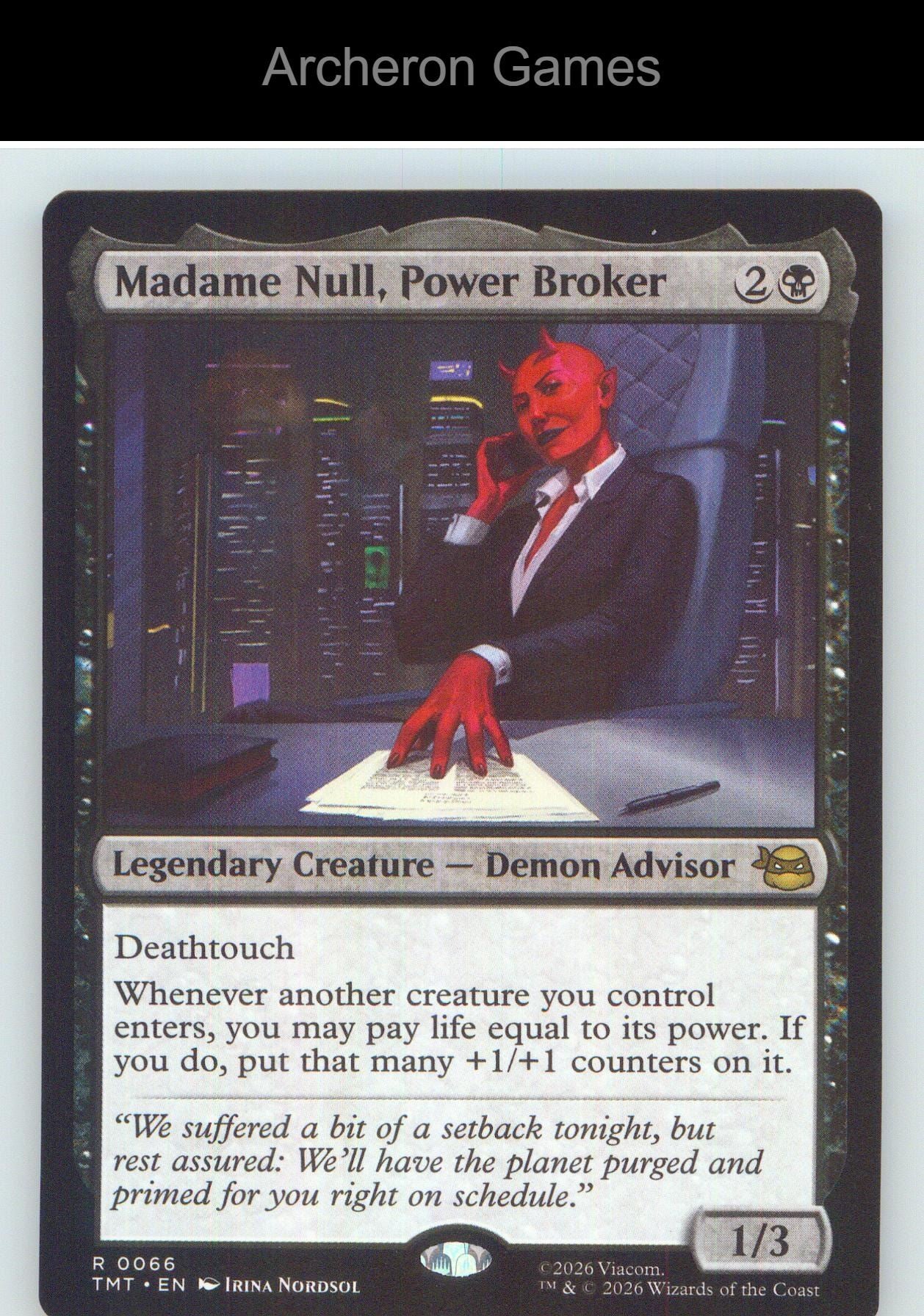 Madame Null, Power Broker TMT 0066 R MTG Card NM/EX+