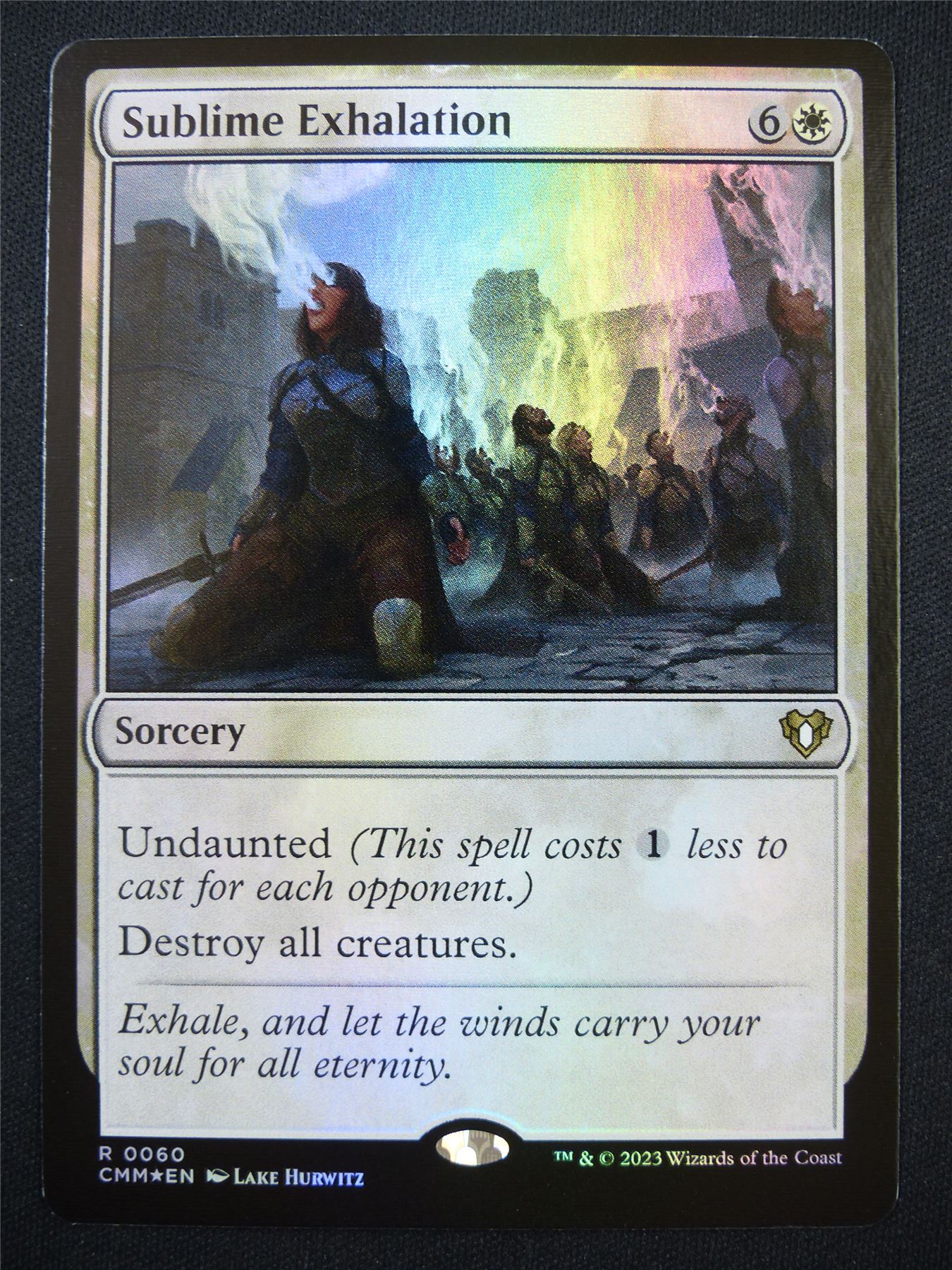 Sublime Exhalation Foil - CMM - Mtg Card #5QB