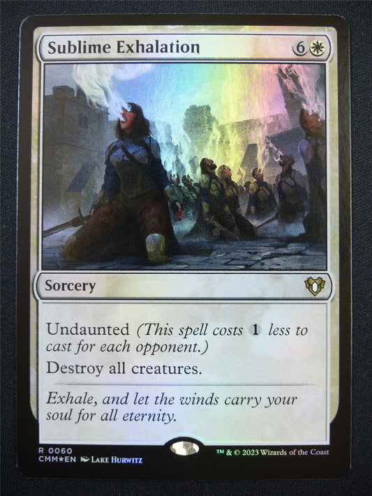 Sublime Exhalation Foil - CMM - Mtg Card #5QB