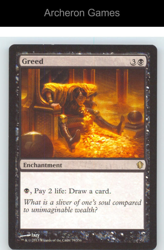 Greed C13 79 R MTG Card NM/EX+