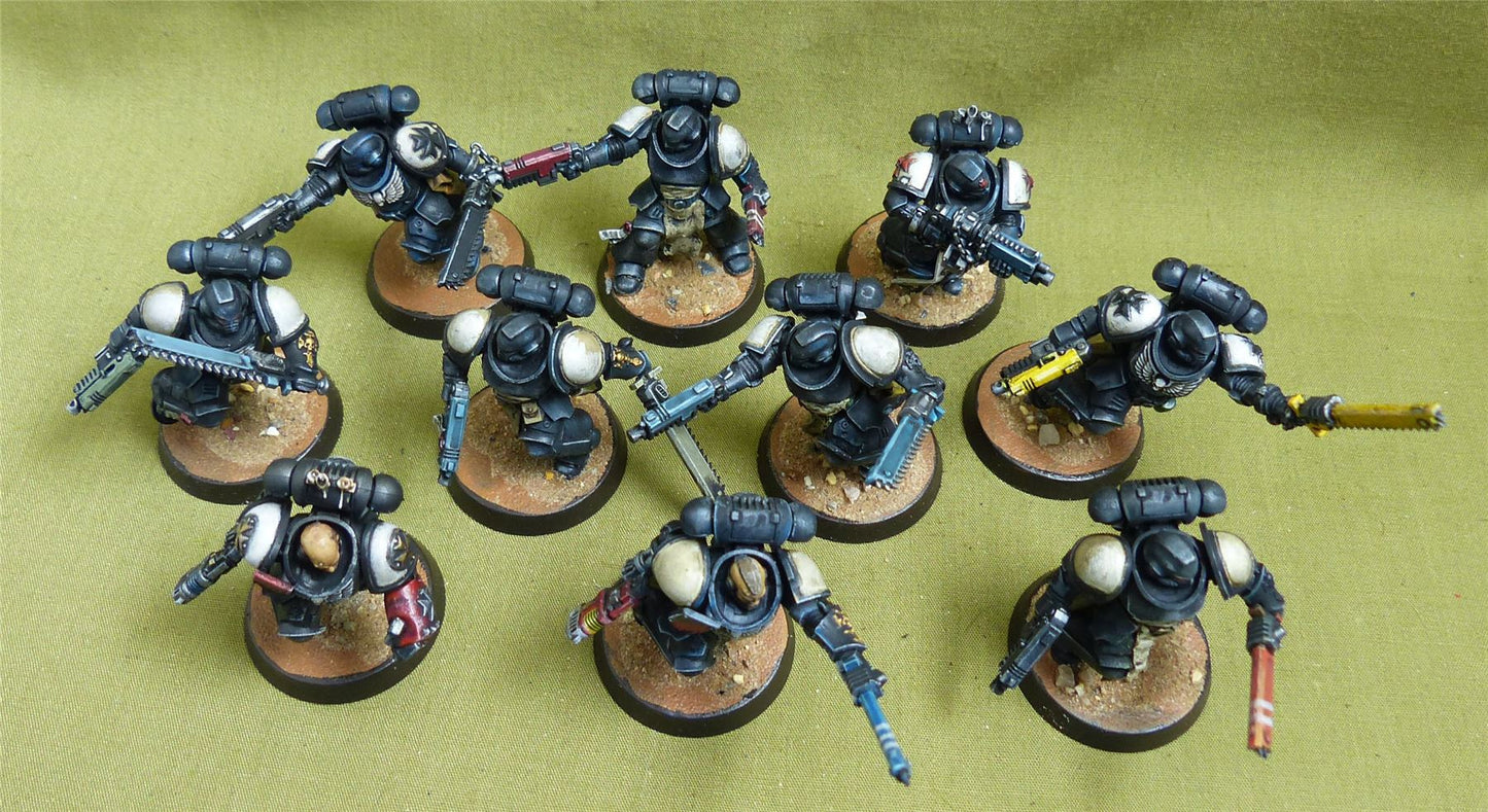 Assault Intercessor Squad painted - Space Marines - Warhammer 40K #5BO