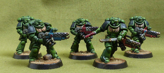 Infernus Squad set of 5 painted - Space Marines - Warhammer 40K #5BJ