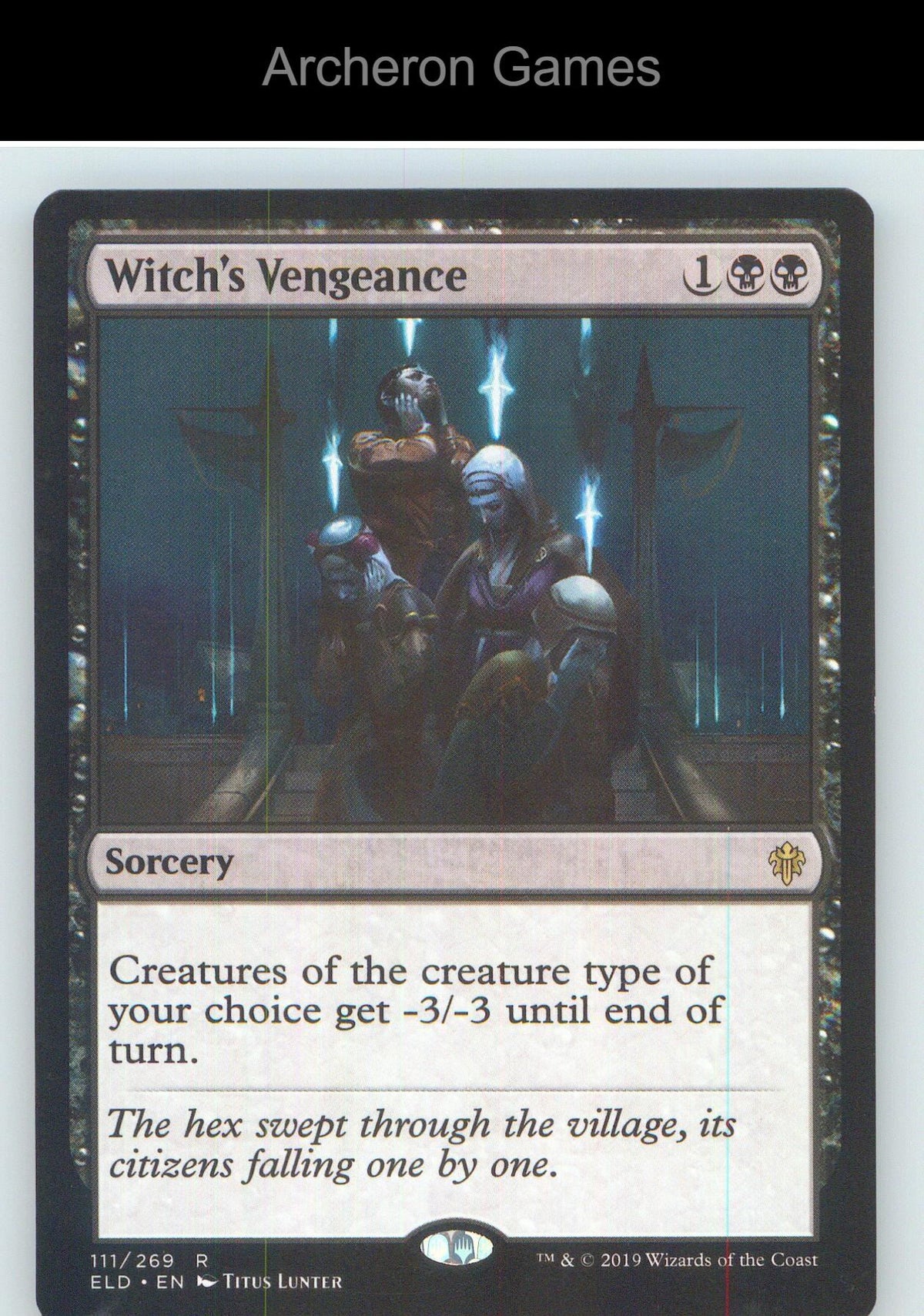 Witch's Vengeance ELD 111 R MTG Card NM/EX+