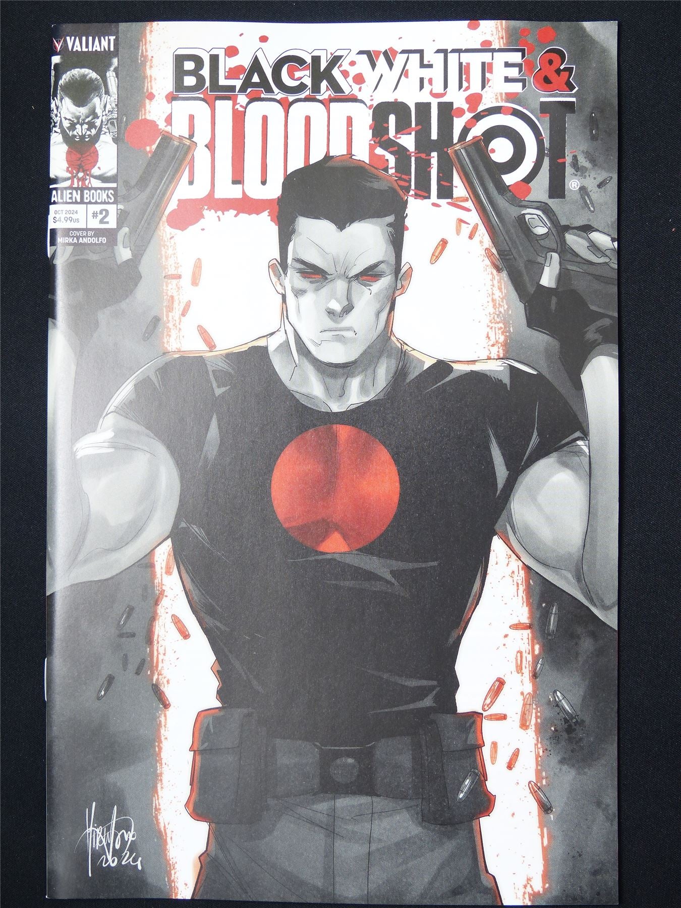 Black White & BLOODSHOT #2 - B&B Oct 2024 Valiant Comic #3LB