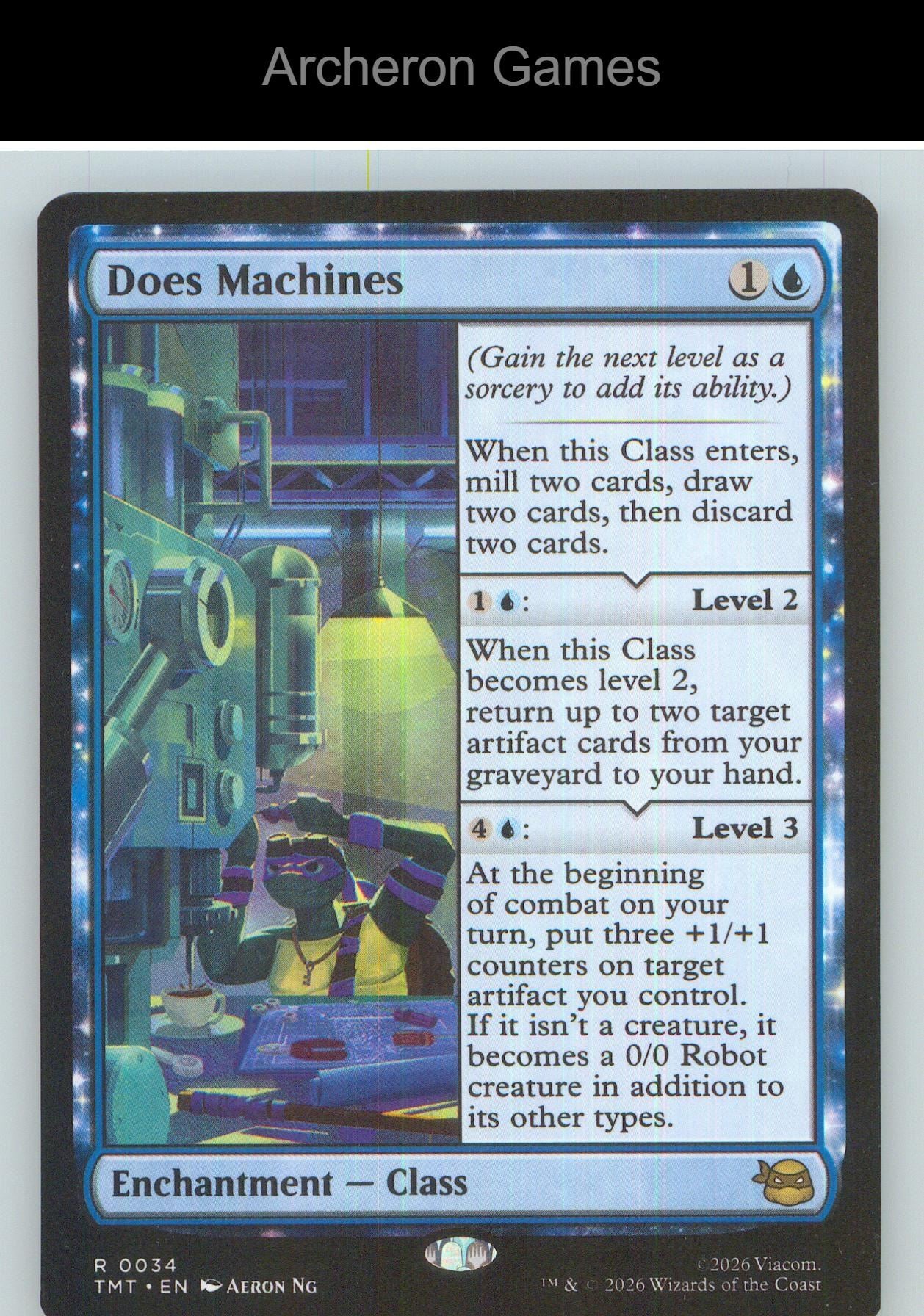 Does Machines TMT 0034 R MTG Card NM/EX+