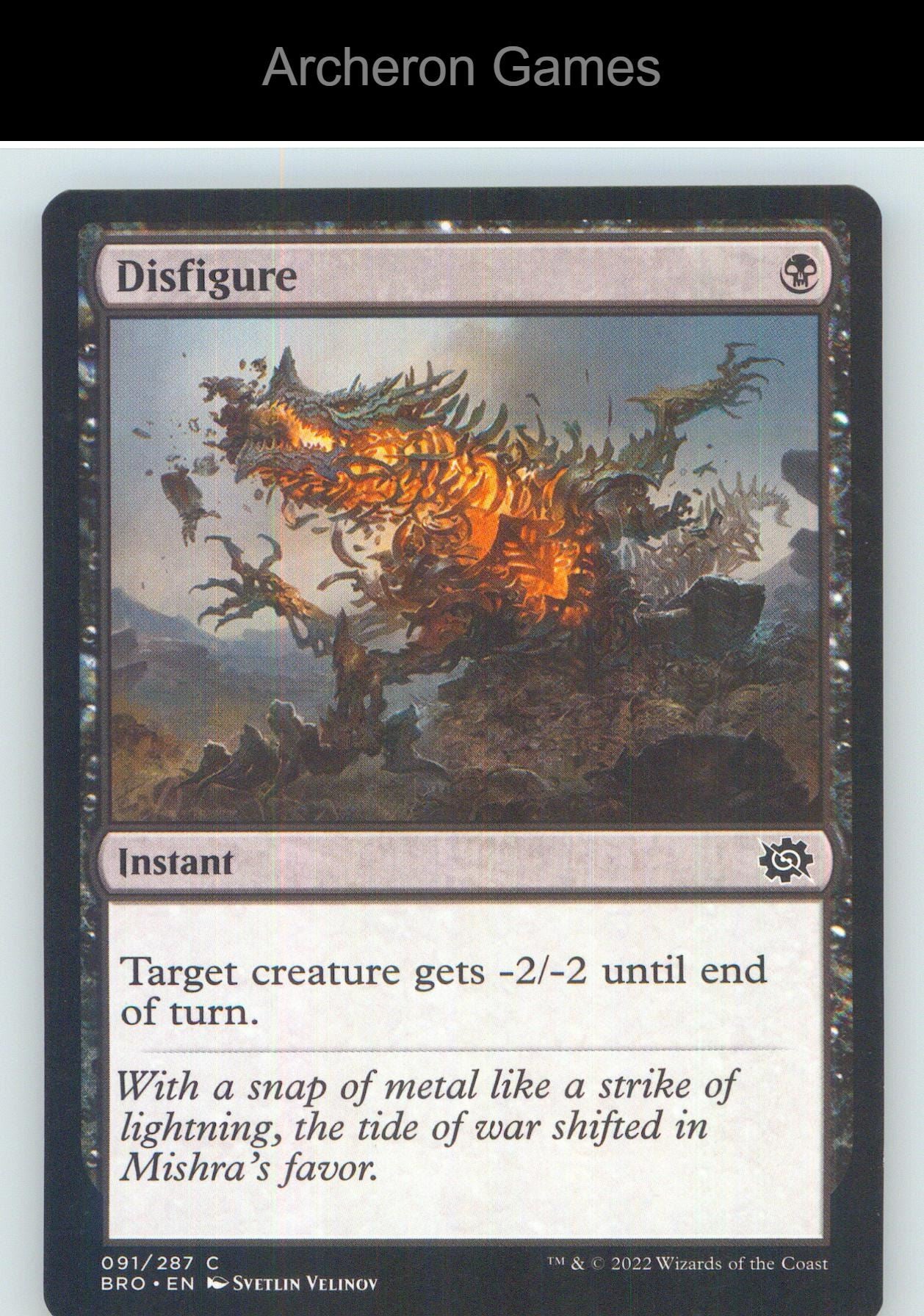 Disfigure BRO 91 C MTG Card NM/EX+