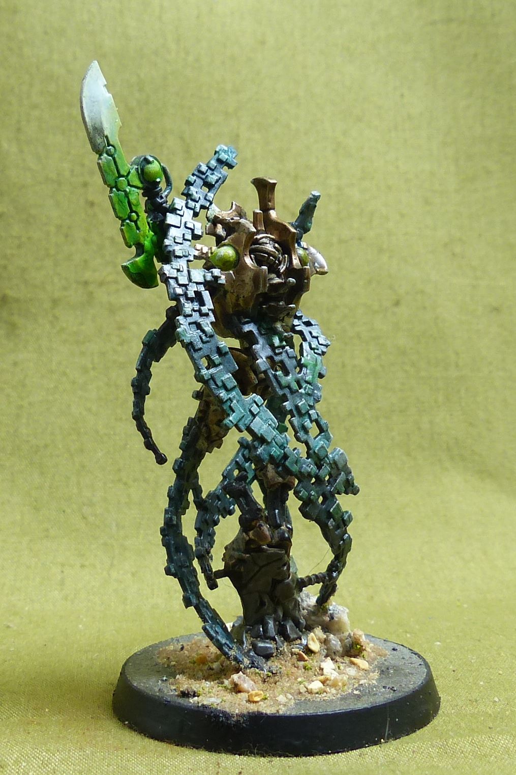 Overlord with Translocation Shroud painted - Necrons - Warhammer 40K #1QJ