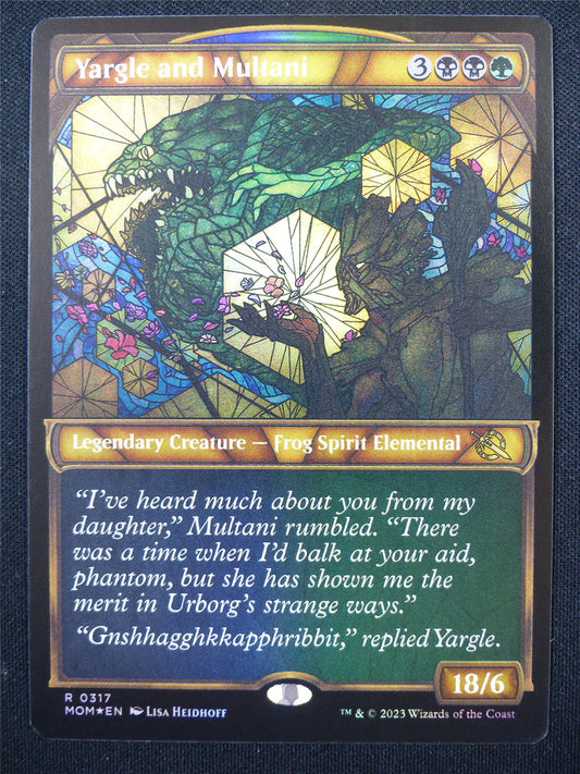 Yargle and Multani Showcase Foil - MOM - Mtg Card #2AD