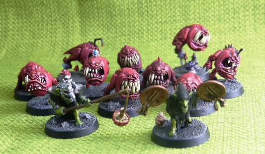 Gllomspite Gitz - Squig Herd and Herders Painted - Warhammer AoS 40k #AX