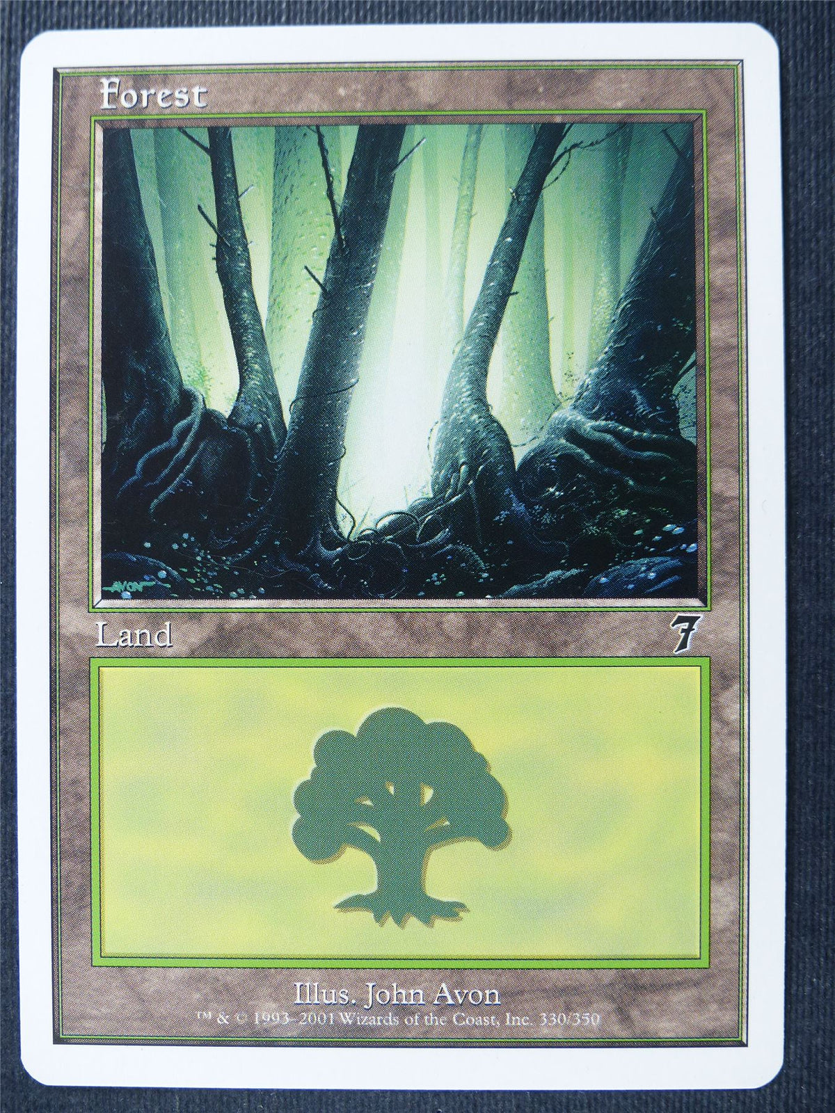 Forest - Seventh Ed - Mtg Card #1YB