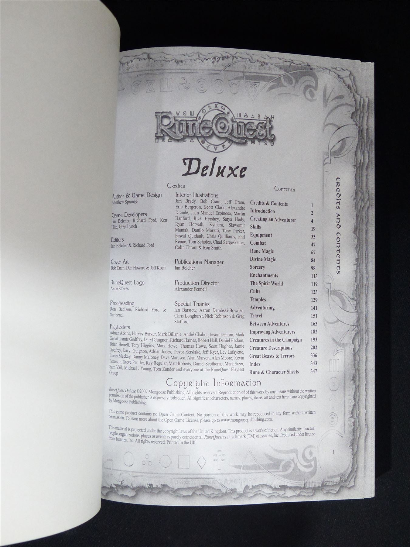 Runequest Pocket Deluxe Edition - Roleplay Softback #1WR