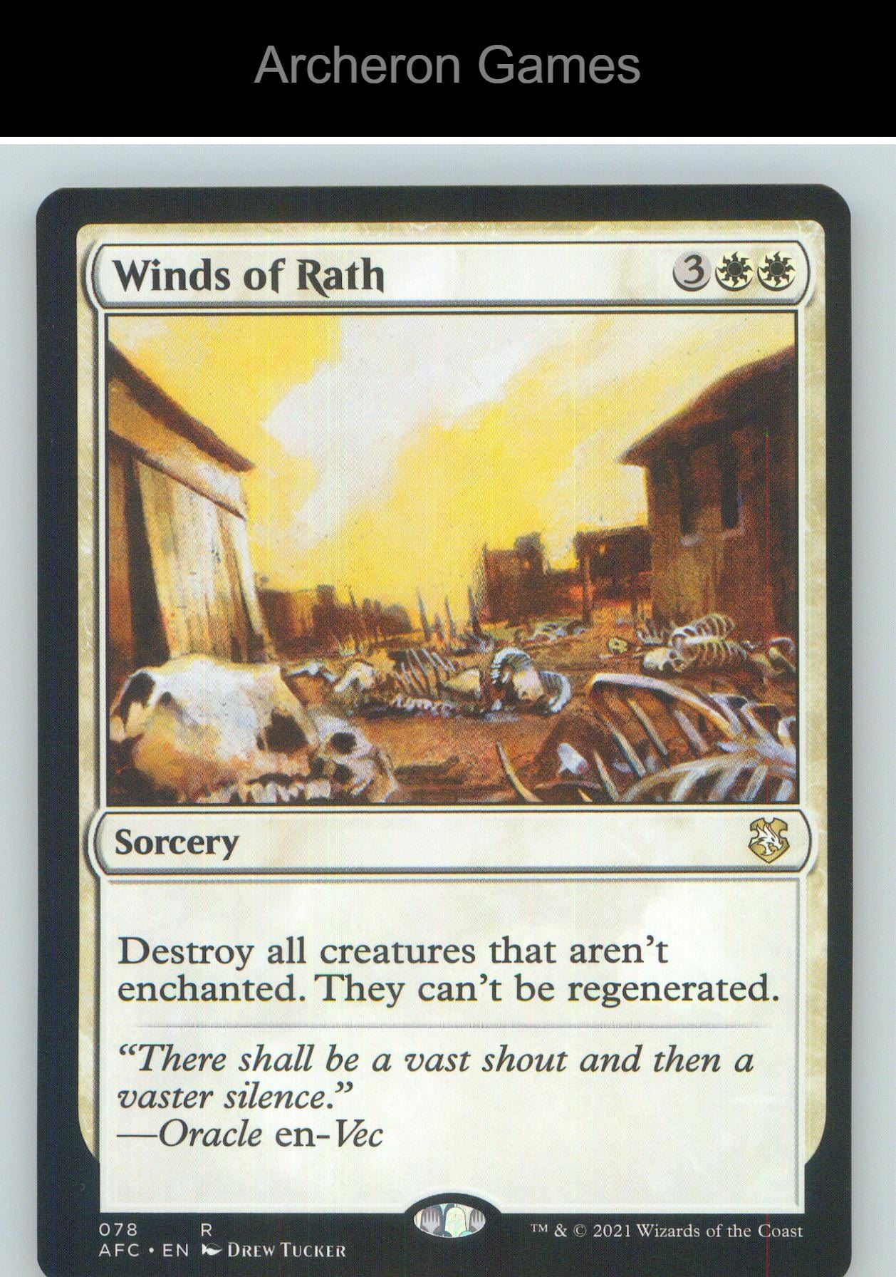 Winds of Rath AFC 78 R MTG Card NM/EX+