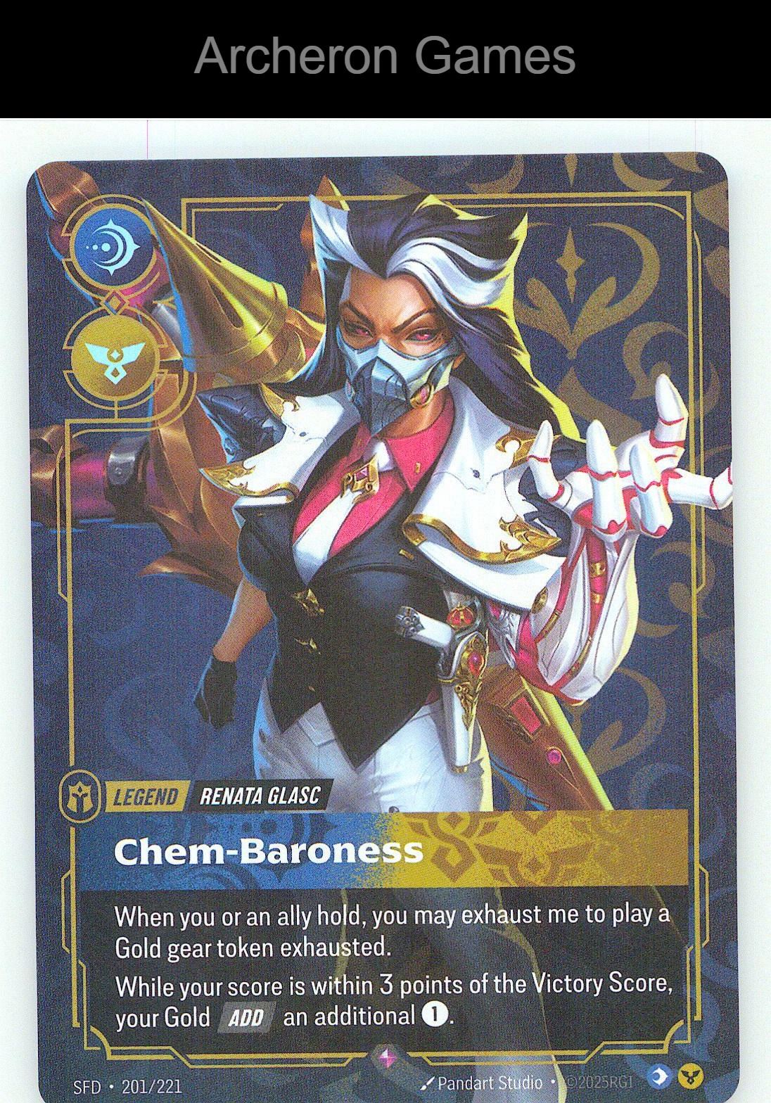 Renata Glasc - Chem-Baroness SFD 201/221 R Spiritforged Riftbound Card