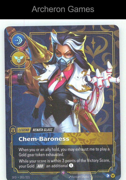 Renata Glasc - Chem-Baroness SFD 201/221 R Spiritforged Riftbound Card