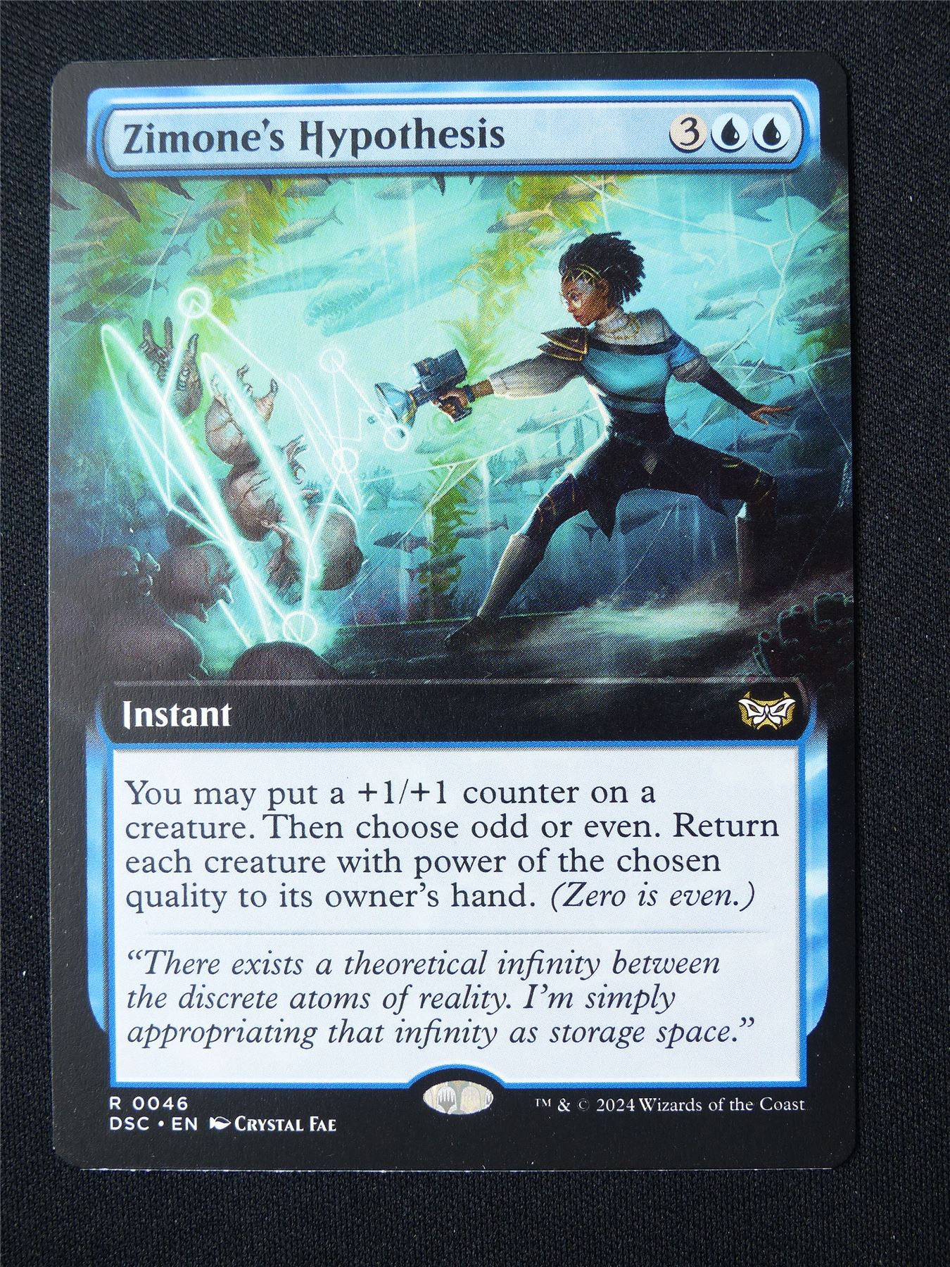 Zimone's Hypothesis Extended Art - DSC - Mtg Card #4QP