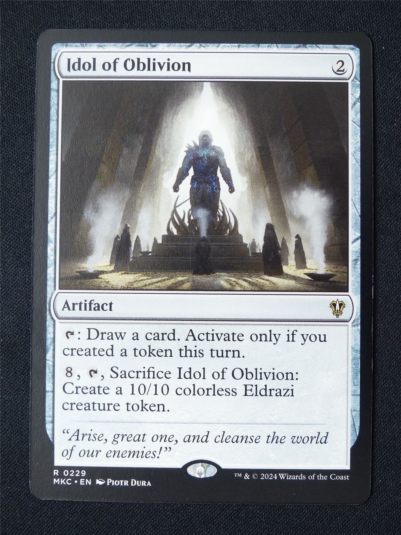 Idol of Oblivion - MKC - Mtg Card #34B