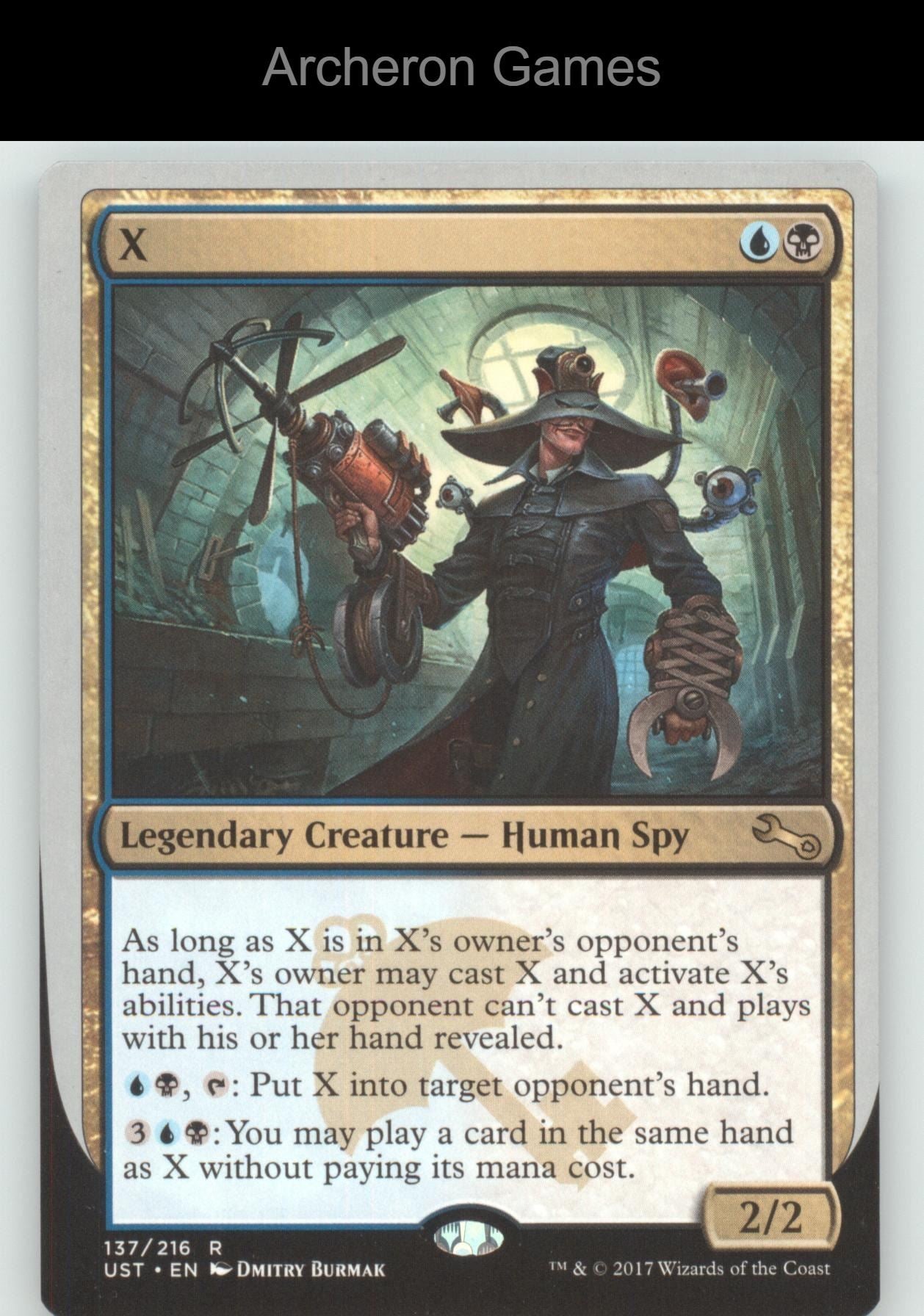 X 137 R MTG Card Unstable