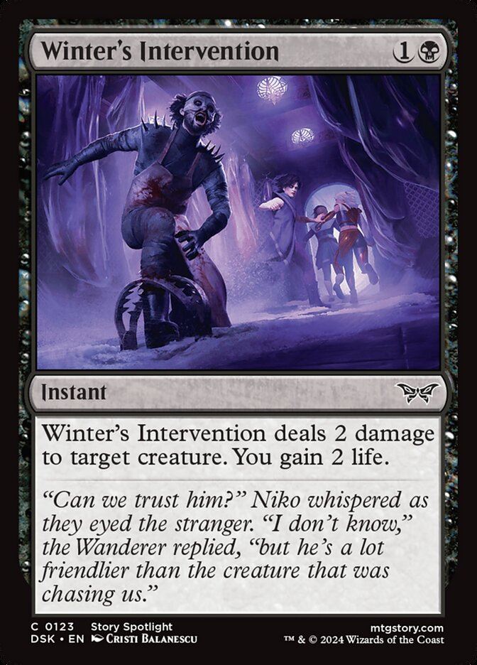 Winter's Intervention - Duskmourn: House of Horror dsk