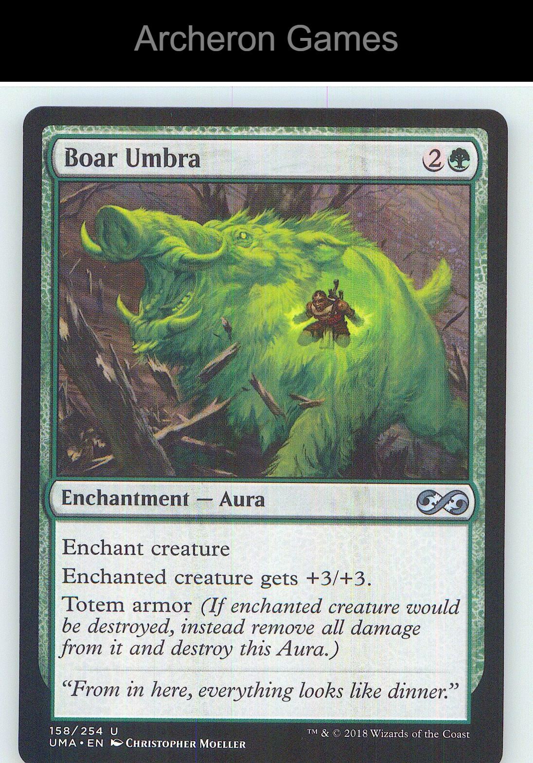 Boar Umbra UMA 158 UC MTG Card NM/EX+
