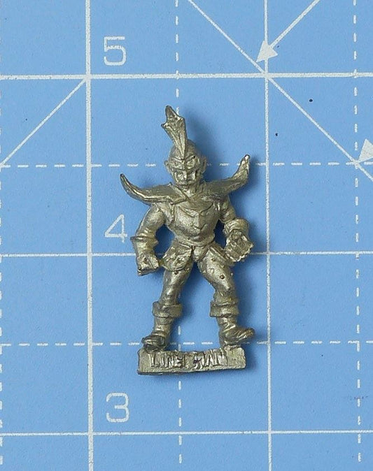 Classic Metal Dark Elf Lineman - Warhammer Blood Bowl #4GI