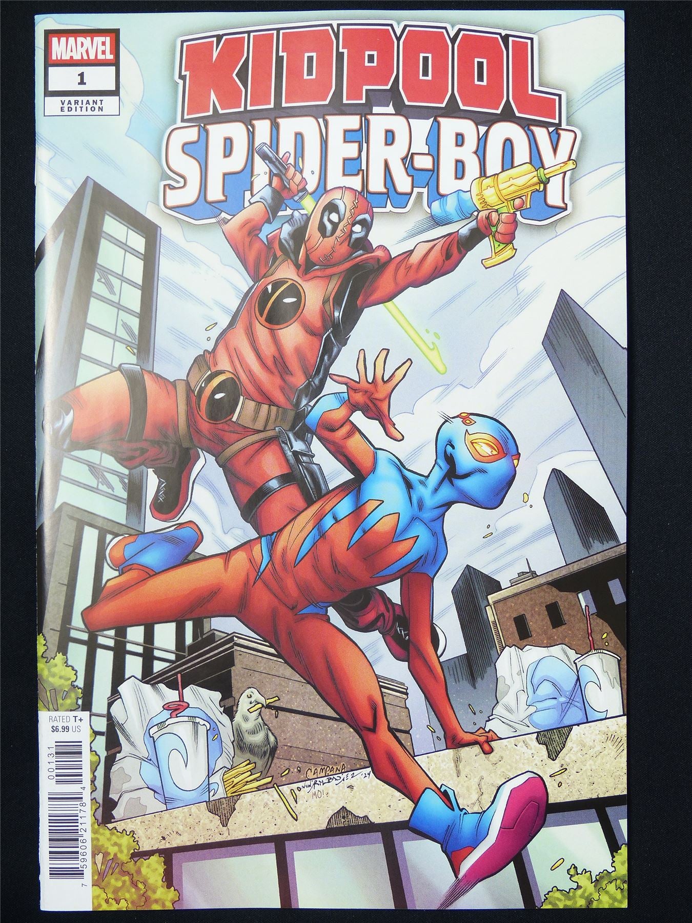Kidpool SPIDER-BOY #1 Variant - B&B Marvel Comic #775