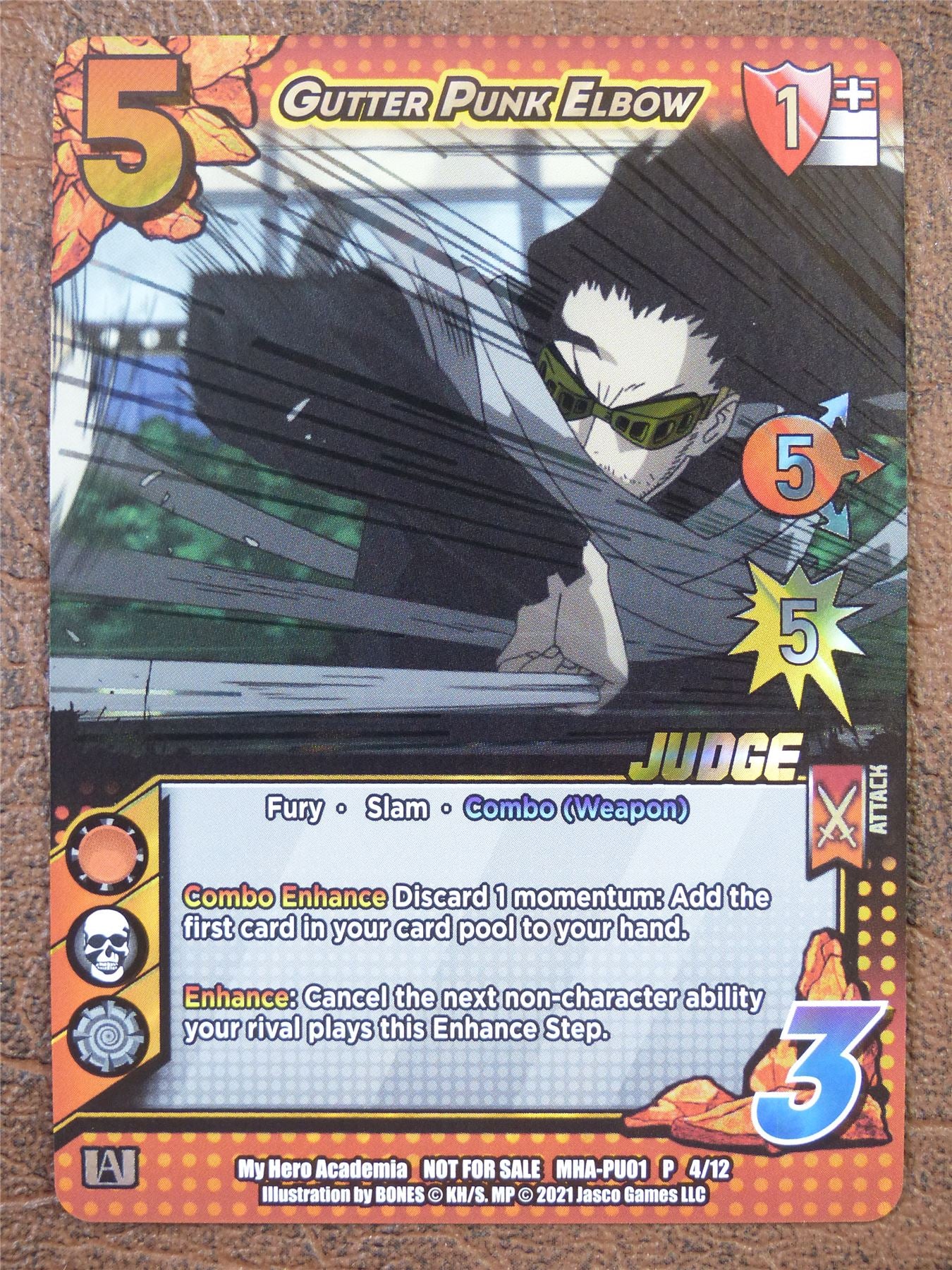 Universus: Gutter Punk Elbow MHA-PU01 P 4/12 Judge