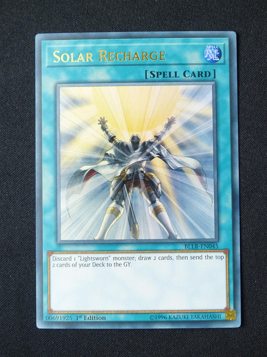 Solar Recharge BLLR Ultra Rare - 1st ed Yugioh Card #3AD