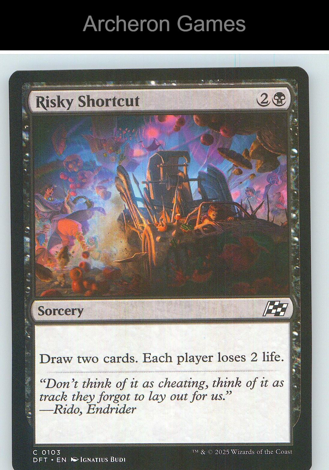 Risky Shortcut DFT 103 C MTG Card NM/EX+