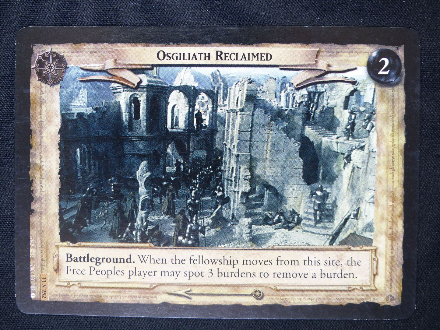 Osgiliath Reclaimed 11 S 252 - LotR Card #17Y