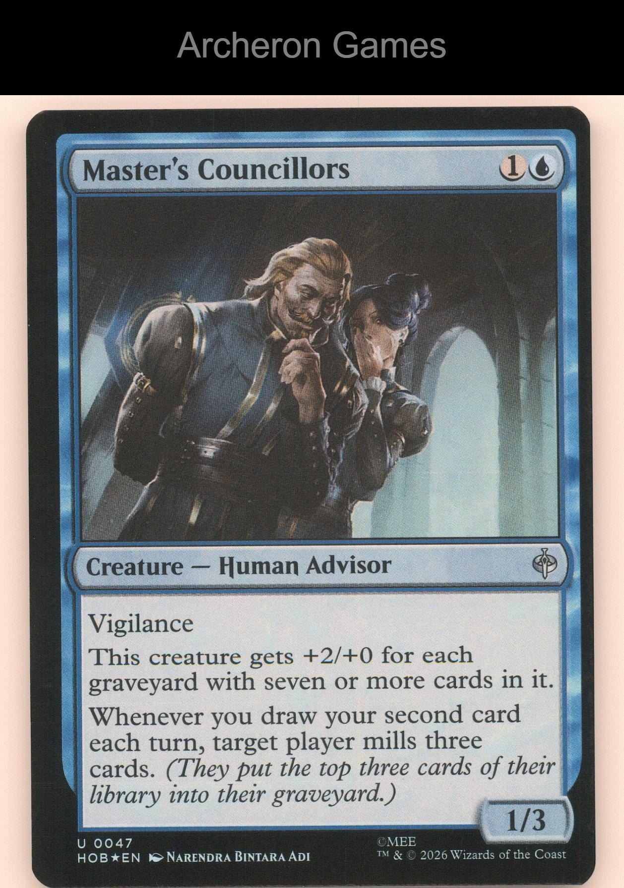 Master's Councillors HOB 47 UC MTG Card The Hobbit