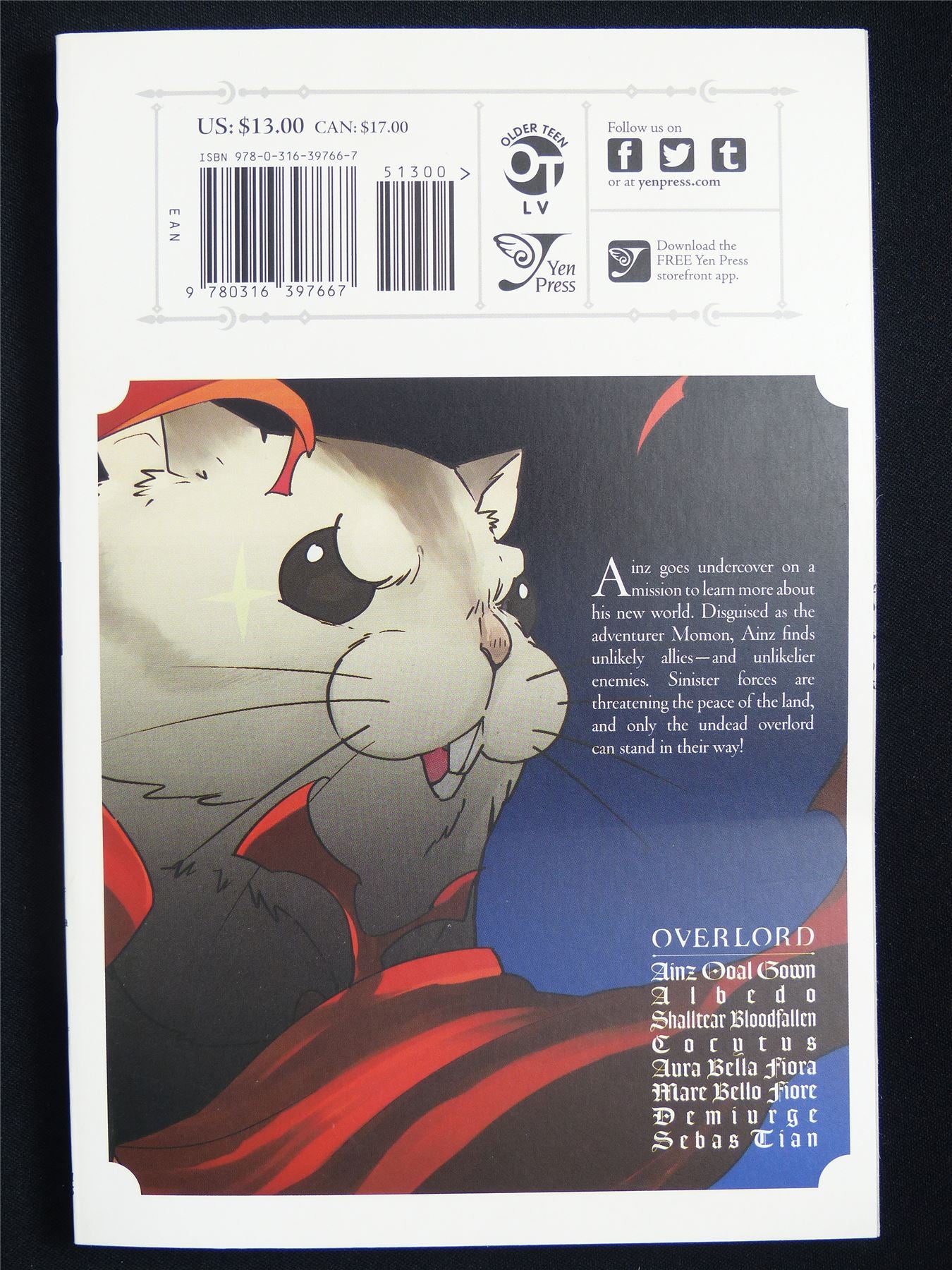 Overlord volume 2 - Yen Press Manga #1GN