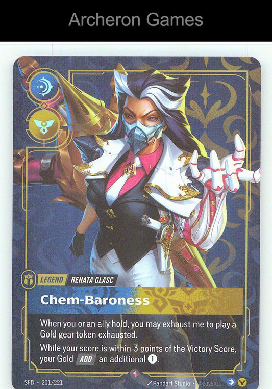 Renata Glasc - Chem-Baroness SFD 201/221 R Spiritforged Riftbound Card