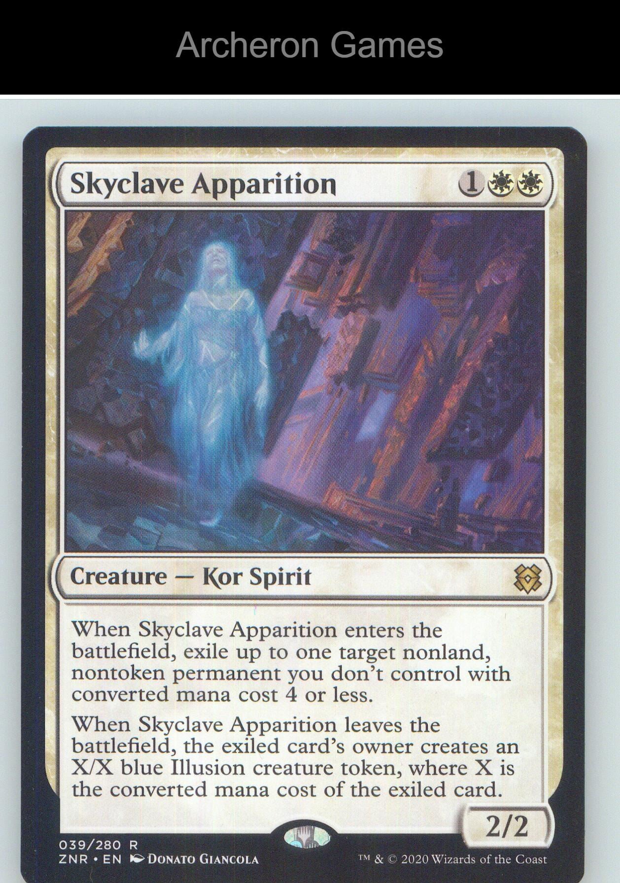 Skyclave Apparition ZNR 39 R MTG Card NM/EX+