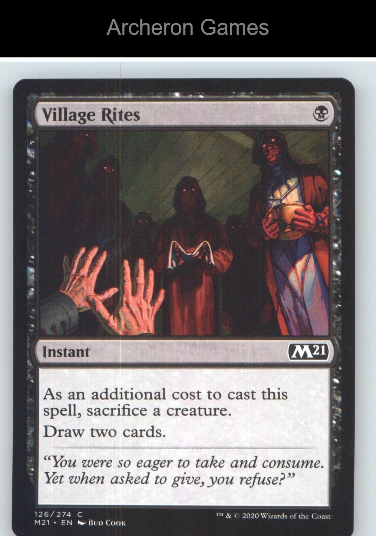 Village Rites M21 126 C MTG Card NM/EX+