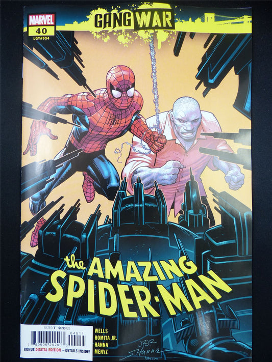 The Amazing SPIDER-MAN #40 Gang War - Feb 2024 Marvel Comic #1R4