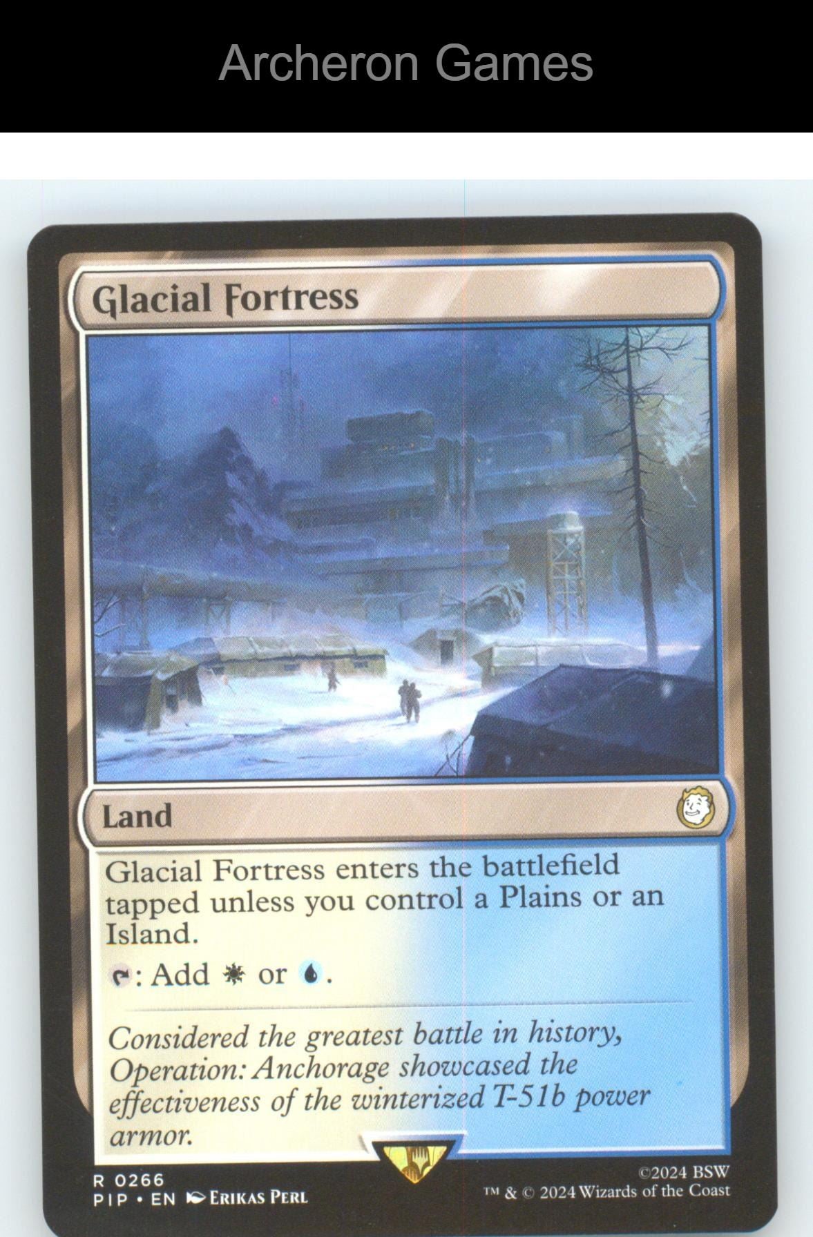 Glacial Fortress PIP 266 R MTG Card NM/EX+